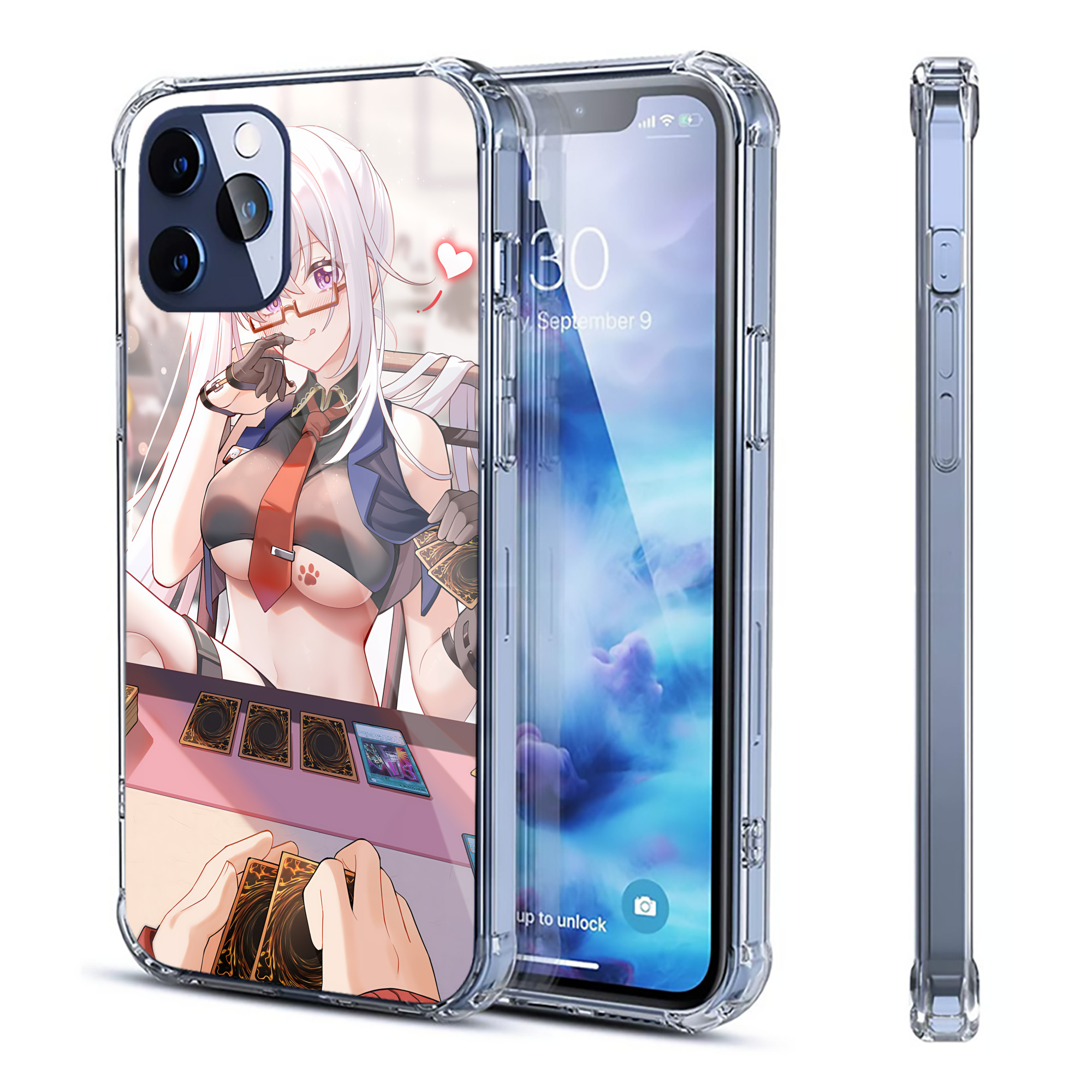 （画像用） 遊☆戯☆王 Yu-Gi-Oh! 【iPhone 12シリーズ対応】透明スマホケース（クリアソフトケース）